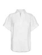 Rel Linen Popover Ss Shirt GANT White