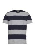 Bar Stripe Ss T-Shirt GANT Grey