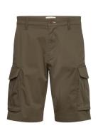 Relaxed Twill Cargo Shorts GANT Green