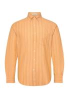 Reg Archive Oxford Stripe Shirt GANT Orange
