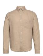 Reg Gmnt Dyed Linen Shirt GANT Beige