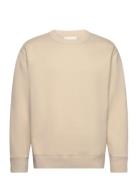 Logo C-Neck Sweat GANT Beige