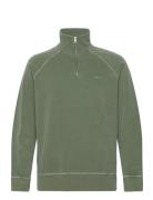 Sunfaded Half Zip GANT Green