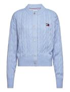 Tjw Badge Cable Cardigan Tommy Jeans Blue