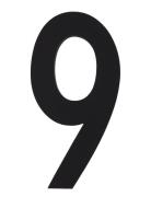 Architect Numbers 100 Mm Design Letters Black