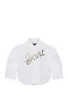 D1. Gant Script Shirt GANT White
