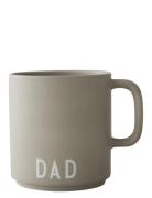 Favourite Cup With Handle Design Letters Grey