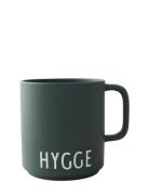 Vip Favourite Cup With Handle Design Letters Green