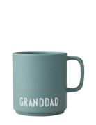 Favourite Cup With Handle Design Letters Green