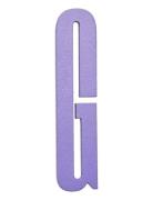 Purple Wooden Letters Design Letters Purple