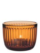 Raami Teal Candle H. 9Cm Iittala Orange