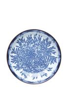 Ostindia Floris Plate Deep 22Cm Rörstrand Blue