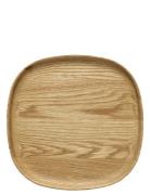 Höganäs Keramik Tray 25Cm Oak Rörstrand Brown