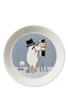 Moomin Plate 19Cm Moominpappa Arabia Grey