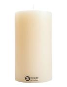 Coloured Handcrafted Pillar Candle, Off-White, 7 Cm X 12 Cm Kunstindus...