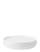 Gc Essentials Middagstallerken Ø25 Cm Hvid 4 Stk. Rosendahl White