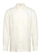 Rel Gmnt Dyed Linen Shirt GANT Cream