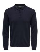 Onswyler Life Ls Polo Knit ONLY & SONS Black