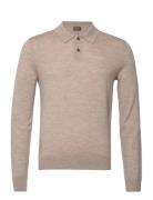 Merino Polo Knit Morris Beige