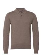 Merino Polo Knit Morris Beige