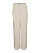 Vmvertira Mr Wide Linen Pants Vero Moda Grey