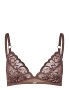 Fleurs Wirefree Triangle Bra CHANTELLE Brown