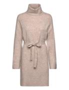 Vivimalina Rollneck L/S Knit Dress/Pb Vila Beige