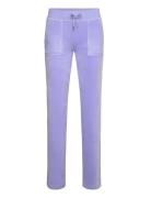 Del Ray Classic Velour Pant Pocket Design Juicy Couture Purple