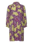 Yasemili 7/8 Shirt Dress S. YAS Purple