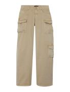 Nlfwathilse Twi Lw Wide Cargo Pant LMTD Beige