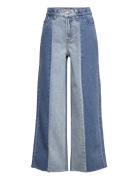 Nlfizzamidblock Dnm Hw Wide Pant LMTD Blue