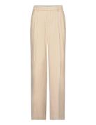 Chalk-Stripe Trousers Mango Beige