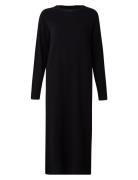 Ivana Cotton/Cashmere Knitted Dress Lexington Clothing Black