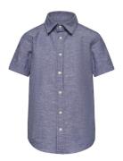 Jjelinen Blend Shirt Ss Sn Jnr Jack & J S Blue