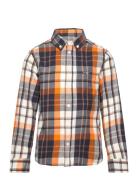 Checked Shield Ls Shirt GANT Patterned