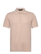 Twistedbbgonzales Polo T-Shirt Bruuns Bazaar Beige