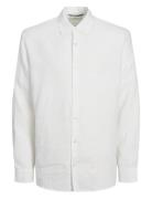 Jprcclawrence Linen Shirt L/S Sn Jack & J S White