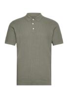 Cfkarl Structured Knit Polo Casual Friday Green