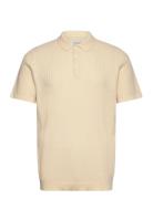 Cfkarl Structured Knit Polo Casual Friday Beige