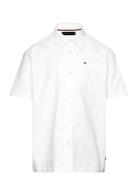 Solid Oxford Shirt S/S Tommy Hilfiger White