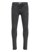 Cotton Skinny Jeans Mango Grey