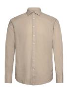 Bs Butkus Casual Modern Fit Shirt Bruun & Stengade Beige