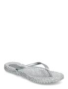 Flip Flop With Logo Ilse Jacobsen Silver