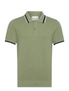 Cotton Pique Ss Polo GANT Green