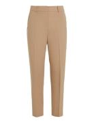 Tapered Wo Blend Pant Tommy Hilfiger Beige