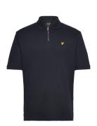 Textured Stripe Polo Shirt Lyle & Scott Navy