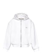 Hooded Cardigan BOSS White