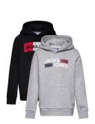 Jjecorp Logo Sweat Hood 2Pk Mp Noos Jnr Jack & J S Patterned