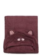 Hooded Bath Towel Pippi Purple