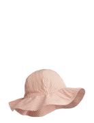 Amelia Seersucker Sun Hat Liewood Pink